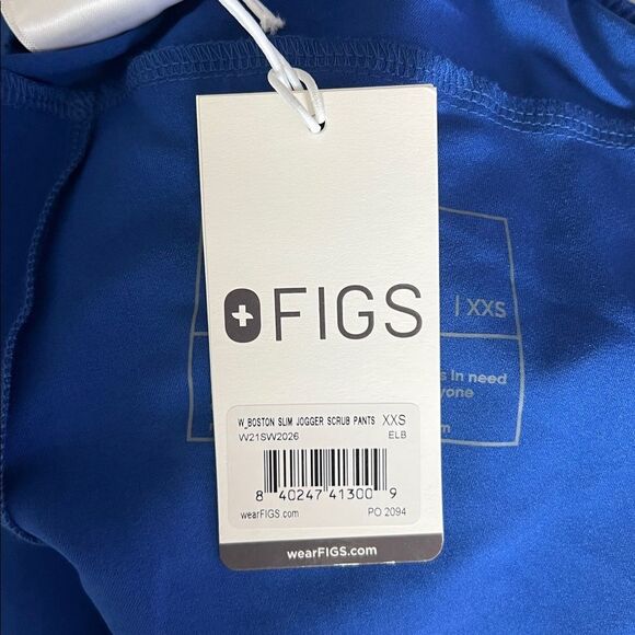 NWT FIGS W BOSTON SLIM JOGGER SCRUB PANTS Size XXS - Picture 6 of 9